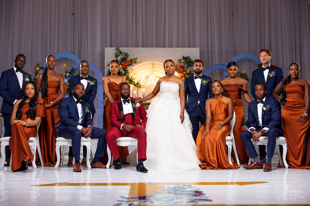 Oruka Events Nigerian african wedding planner event  best blue black tie6