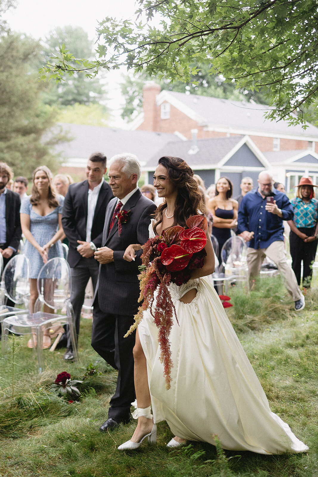bride-walking-down-aisle-west-michigan