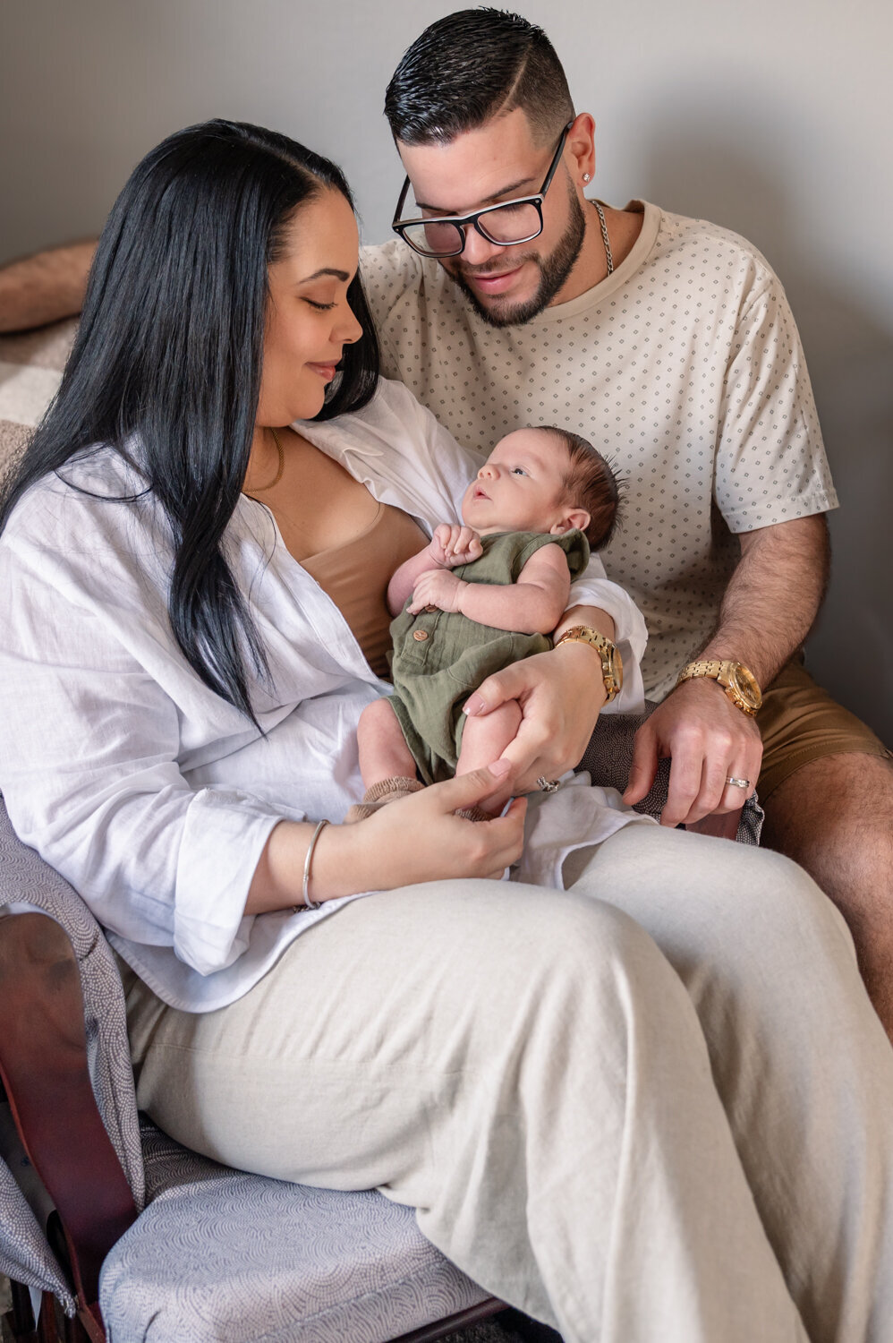 Lifestyle Newborn Session in Orlando, Fl
