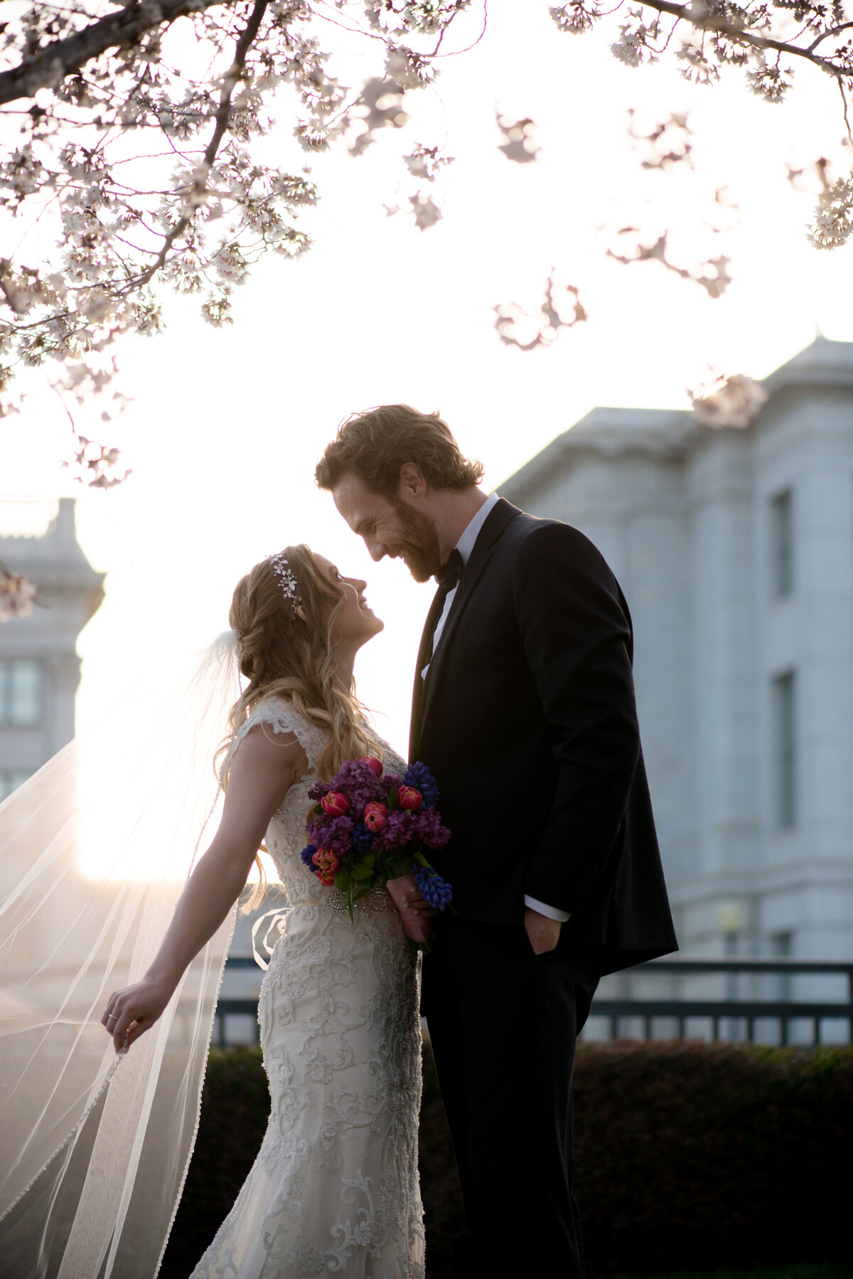 Shalee&Grant - Utah Capitol Cherry Blossoms Wedding Formals -66