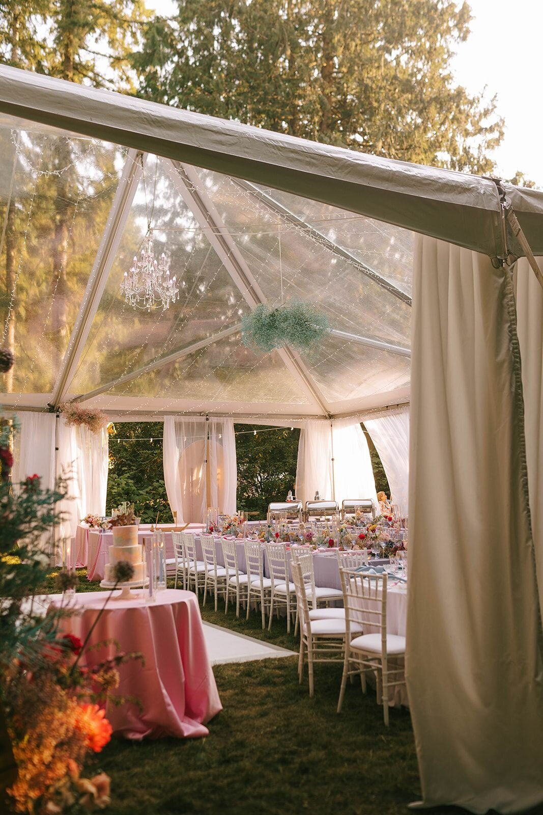 colorful-pastel-forest-wedding