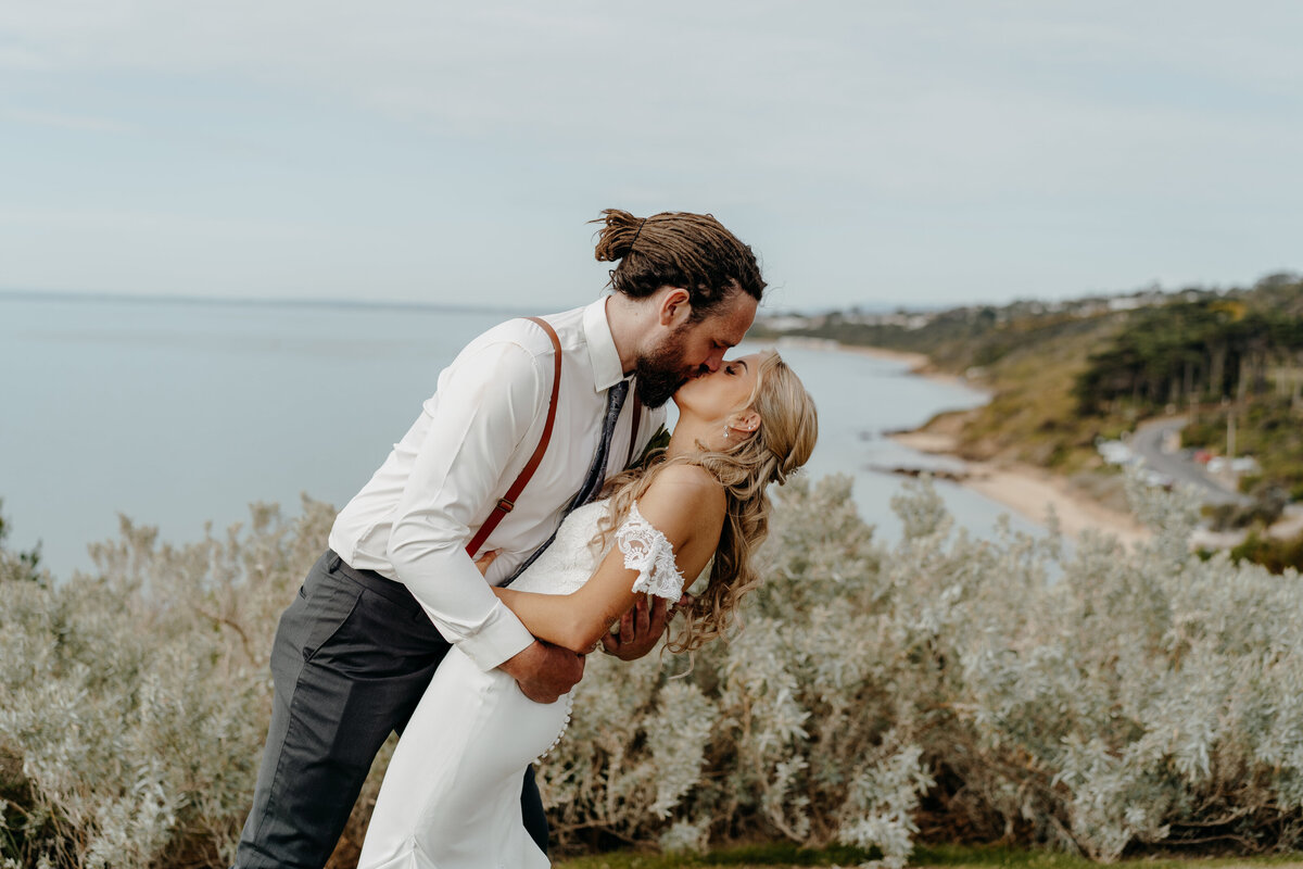 Eliza and Luke's big day by wedding photographer Mornington, Jake Grinde.