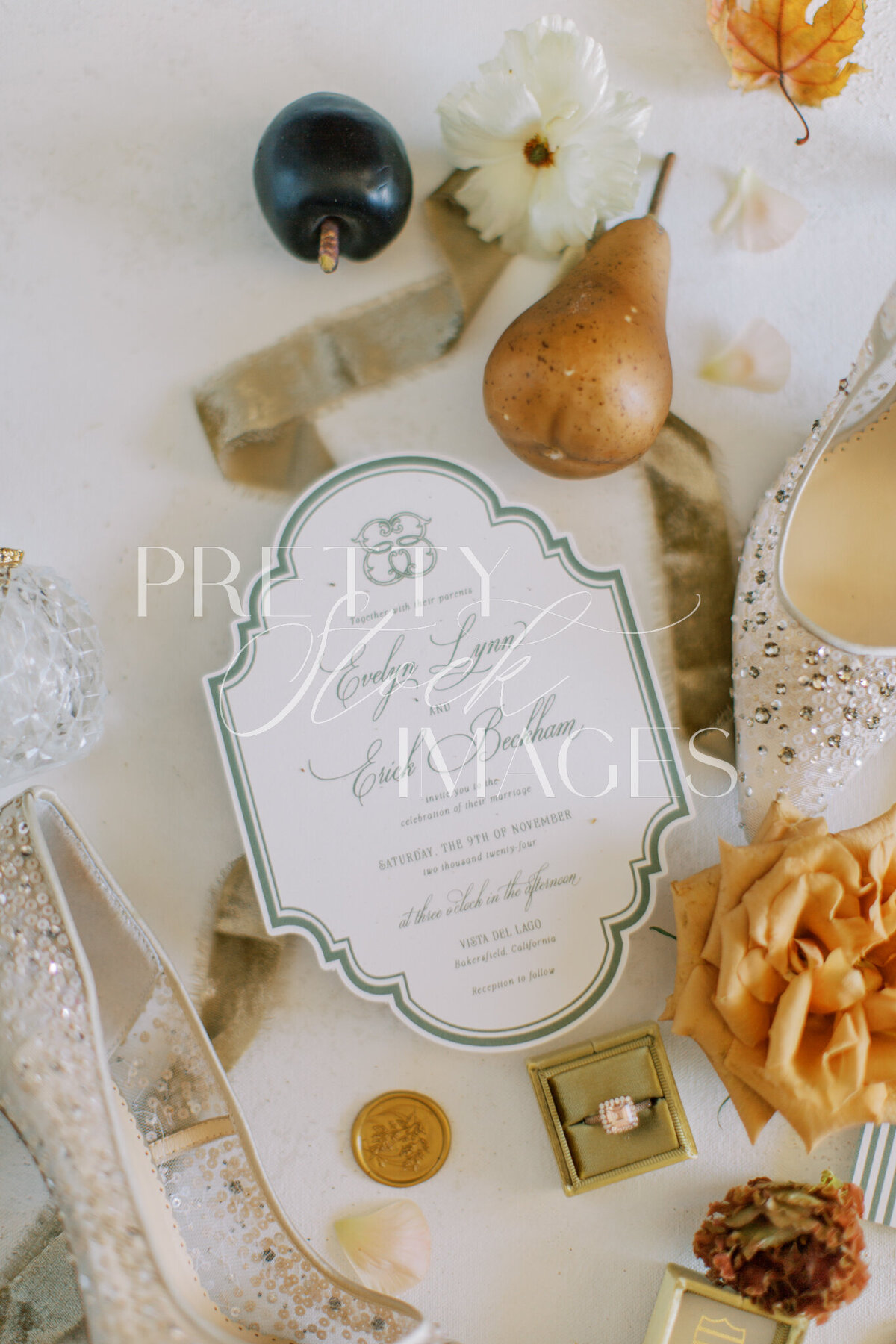 Pretty Stock Images - Fall Wedding Flat Lay-006