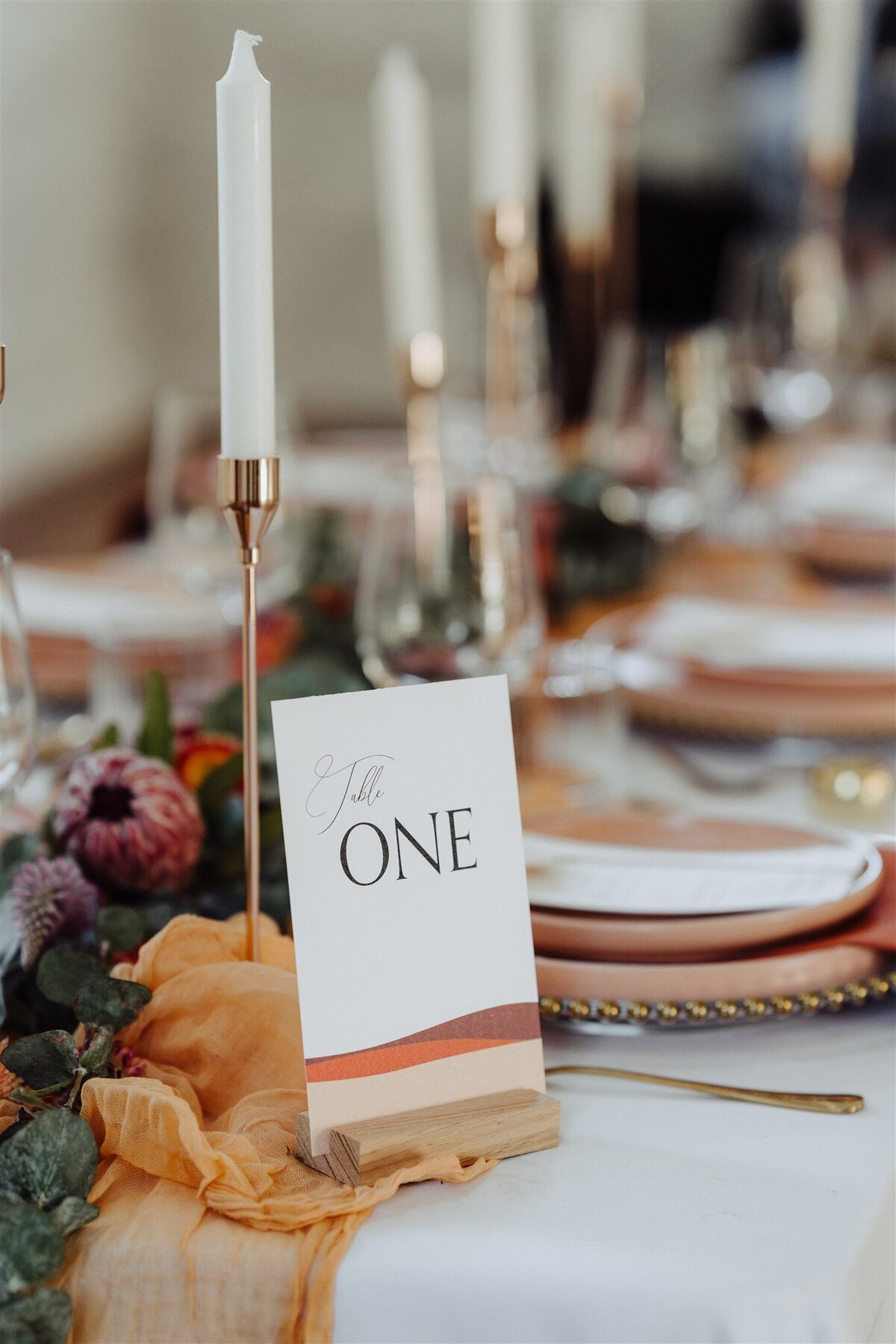 Refined Australian wedding reception