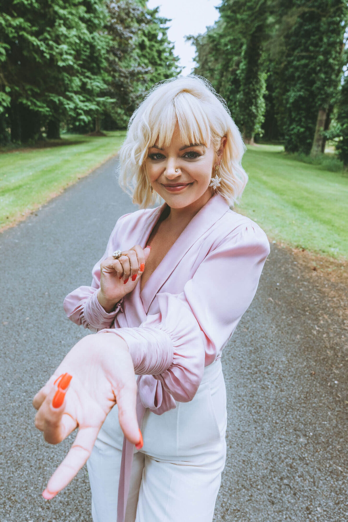 Caoimhe Harrison personal brand photoshoot captured by Nick Onken — blending editorial lifestyle photography with authentic identity and Elevated Realism™.