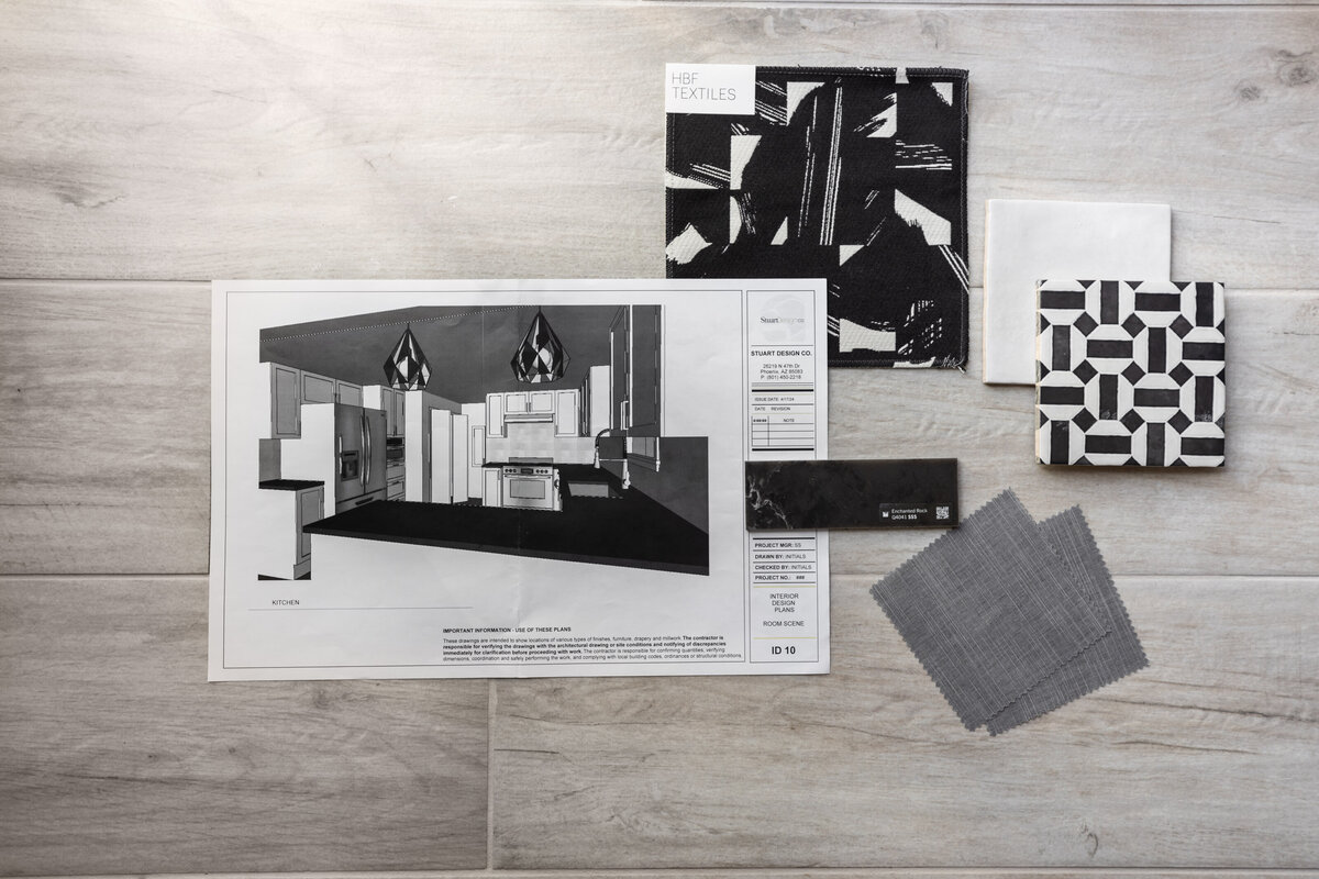 Stephanie Stuart Interior Design Mood Board Kitchen