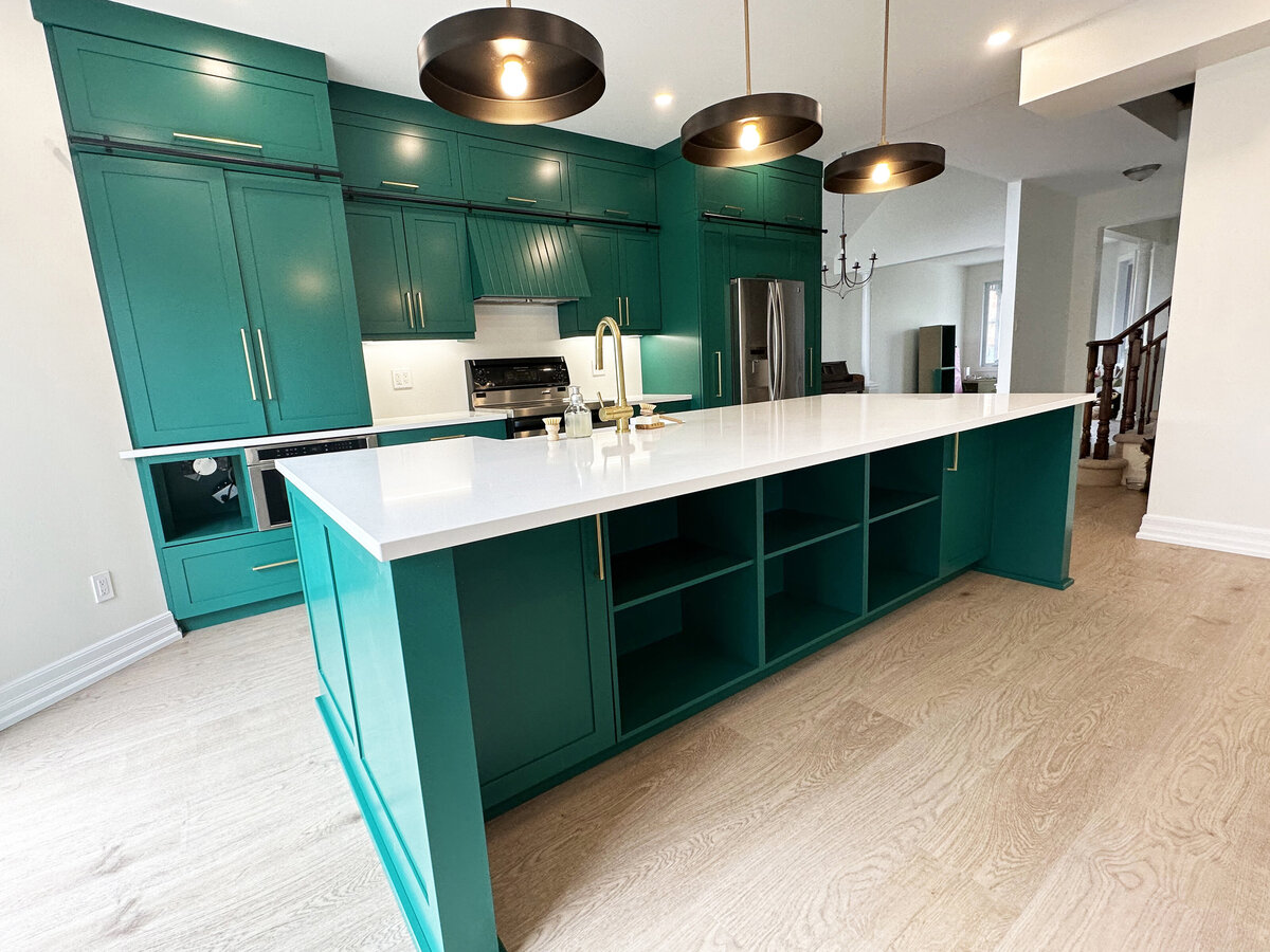 Emerald Green with Envy Kitchen Renovation Interior Design (7)