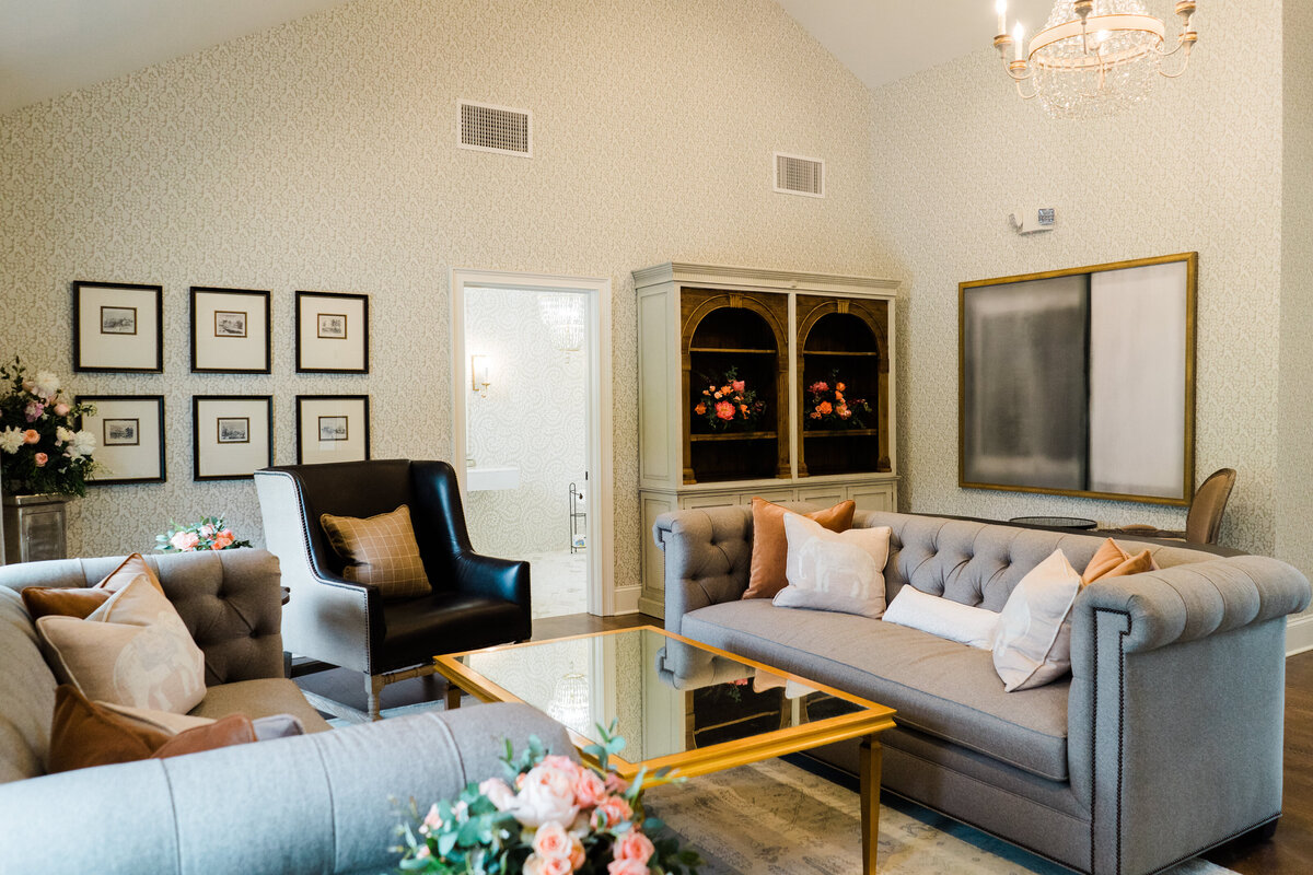 Beautiful lounge within farmhouse