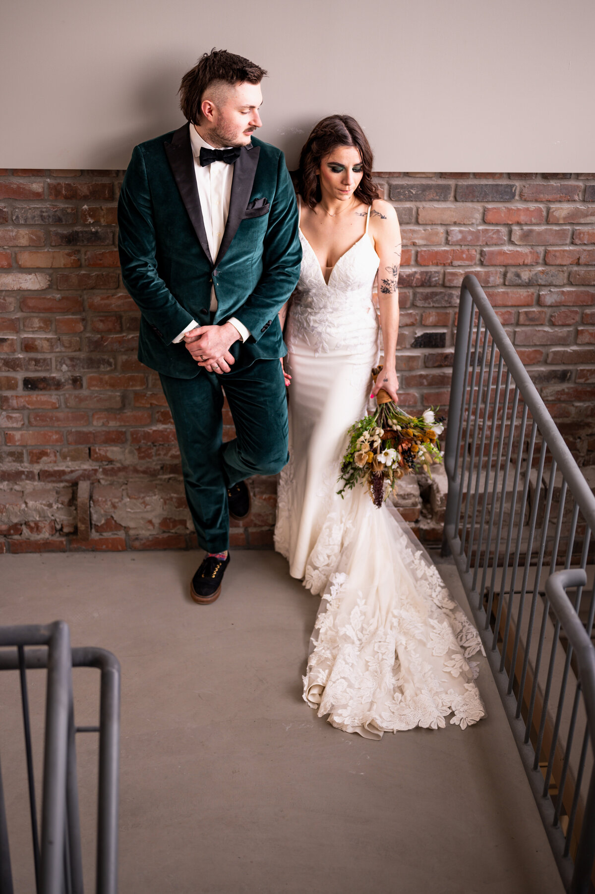 Pendennis Building wedding couple