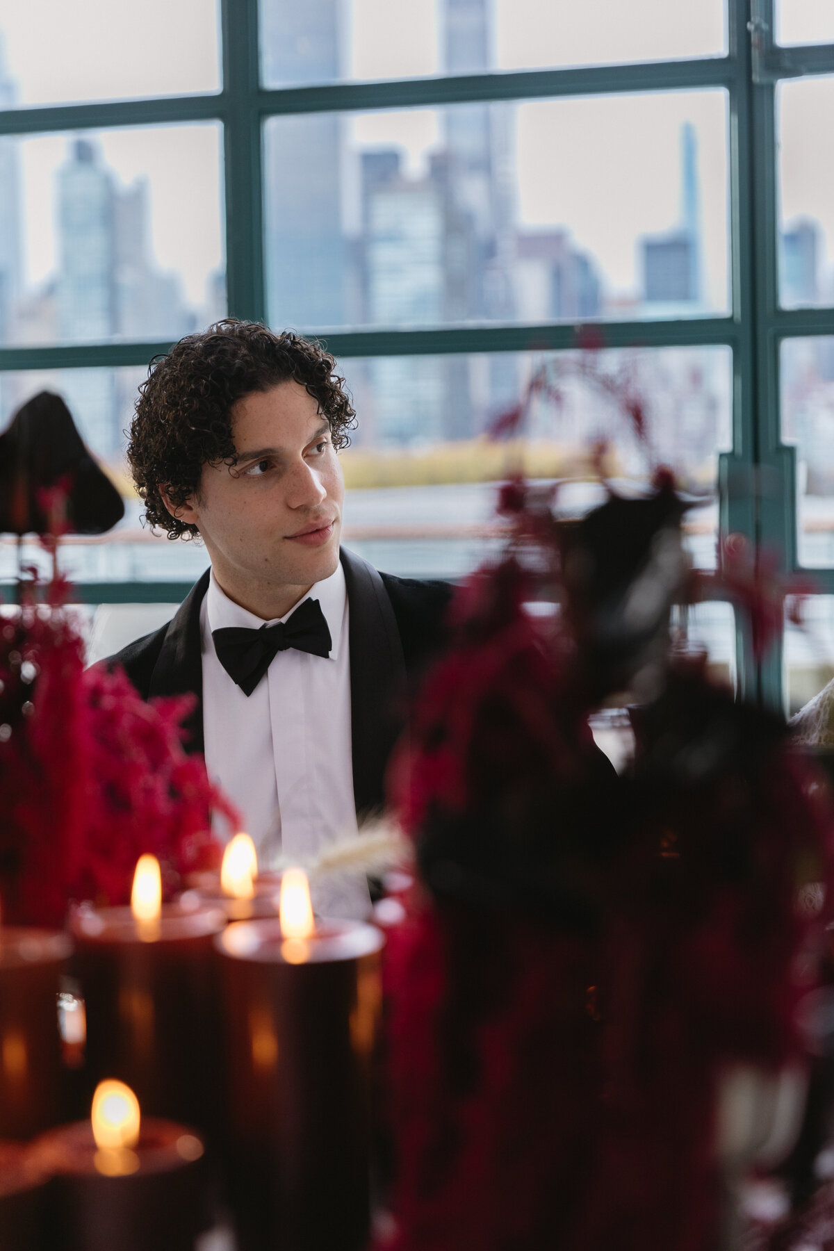 meredith-michel-editorial-wedding-groom-portrait-by-candlelight