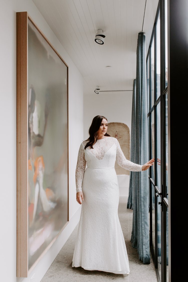 Bridal Fitted Long Sleeves | Lucia Isabel