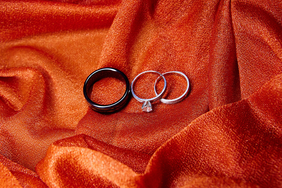 charleston-wedding-engagement-ring-orange-fabric