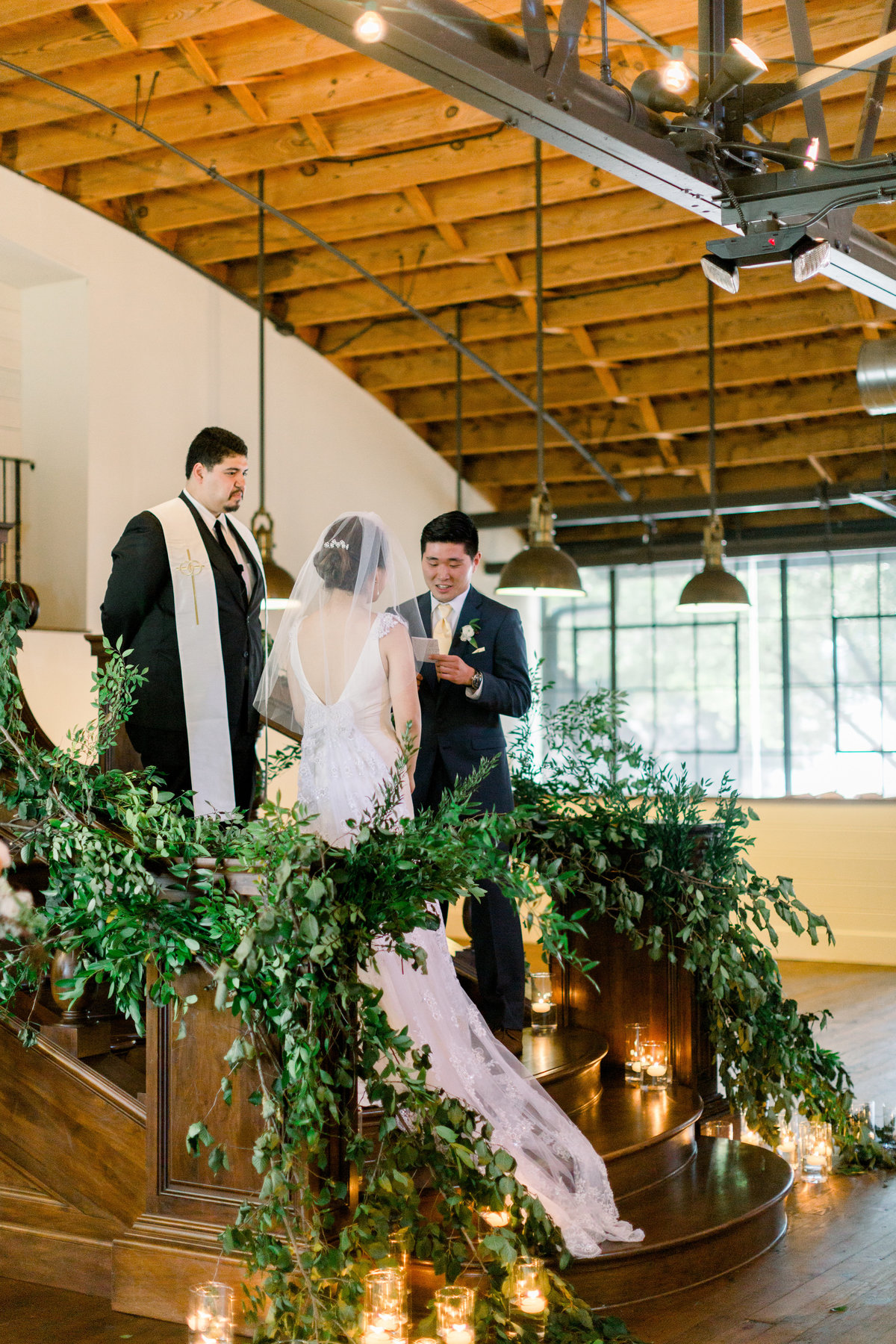 A traditional, industrial wedding at Summerour Studio in Atlanta, Georgia.