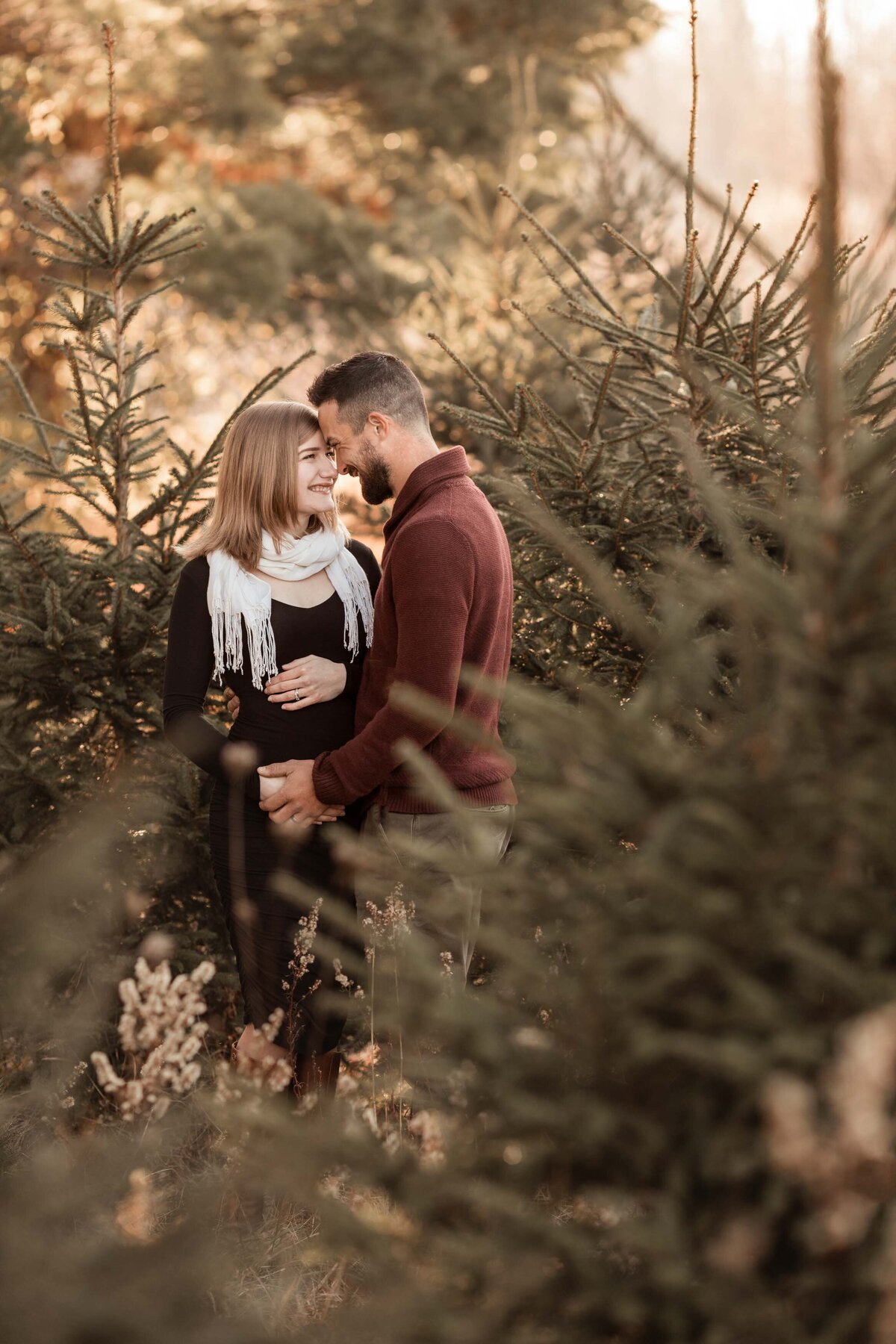 london ontario maternity photos  at manning tree farm