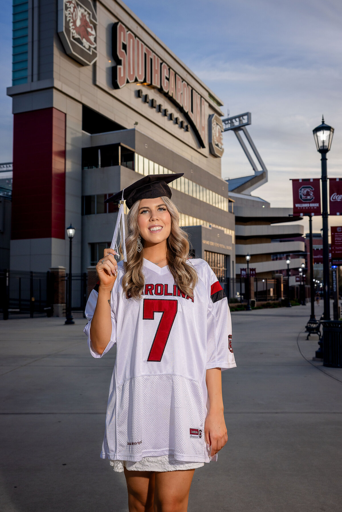 Kayla C-7098 Williams Brice Stadium Senior Portraits USC