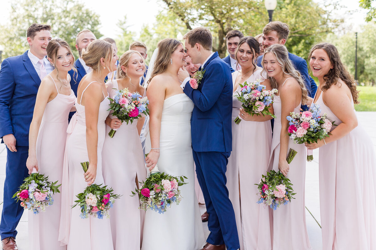 Wedding Party photos in Jefferson City Missouri