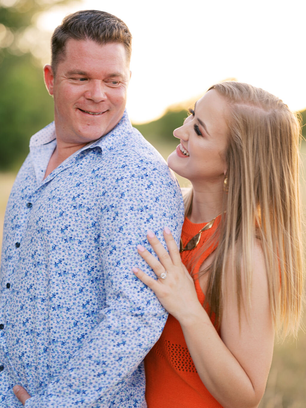 Engagement portraits on family ranch8