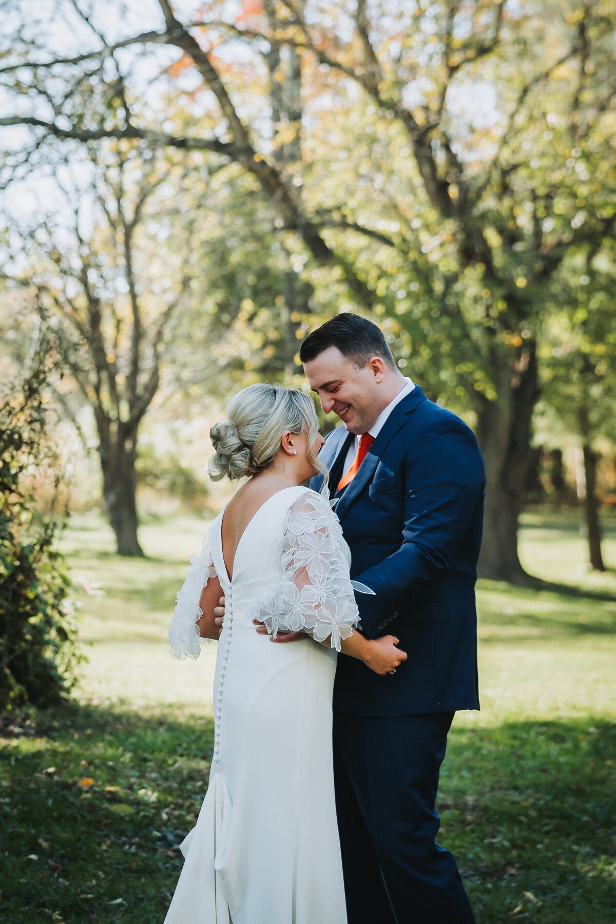 Groom first look 7