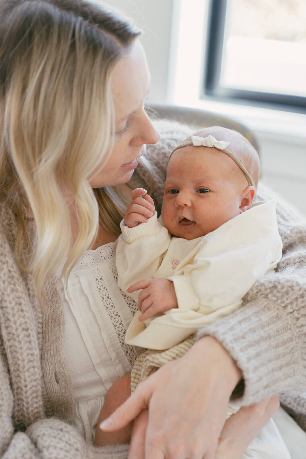 In home newborn family photos by San Luis Obispo Family Photographer Photography by Samantha Anne