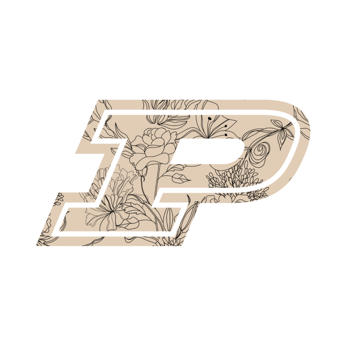 Cookie Designs - Purdue Flowers