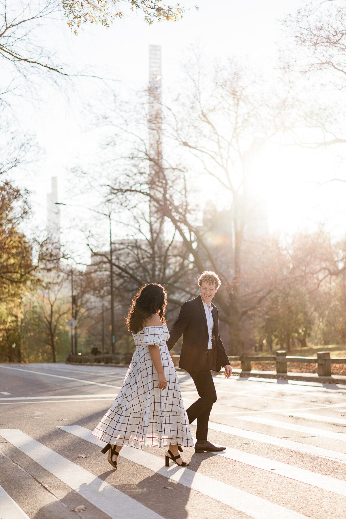 new york central park engagement session