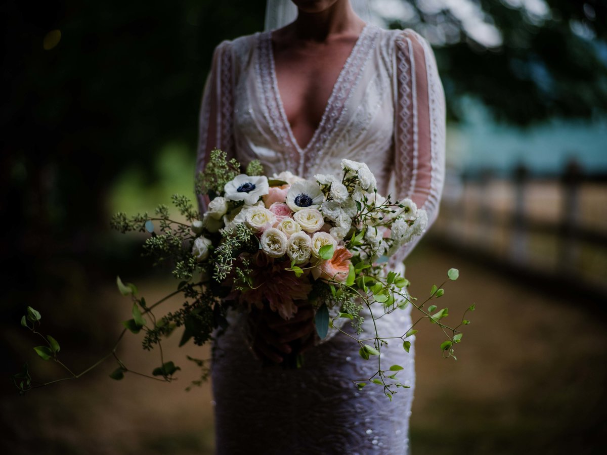 Stunning bridal bouquet designed by Flora Nova Design