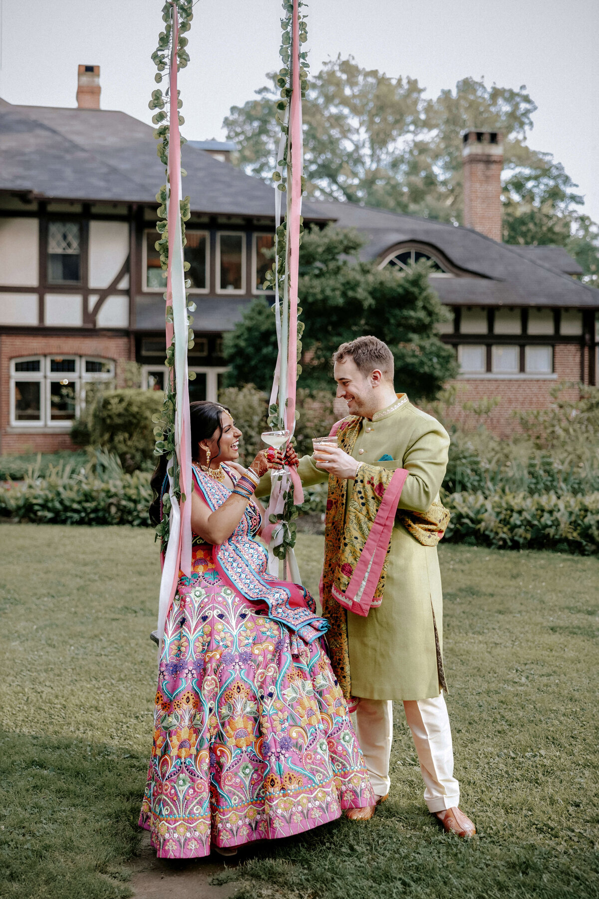 colorful-indian-bride-swing