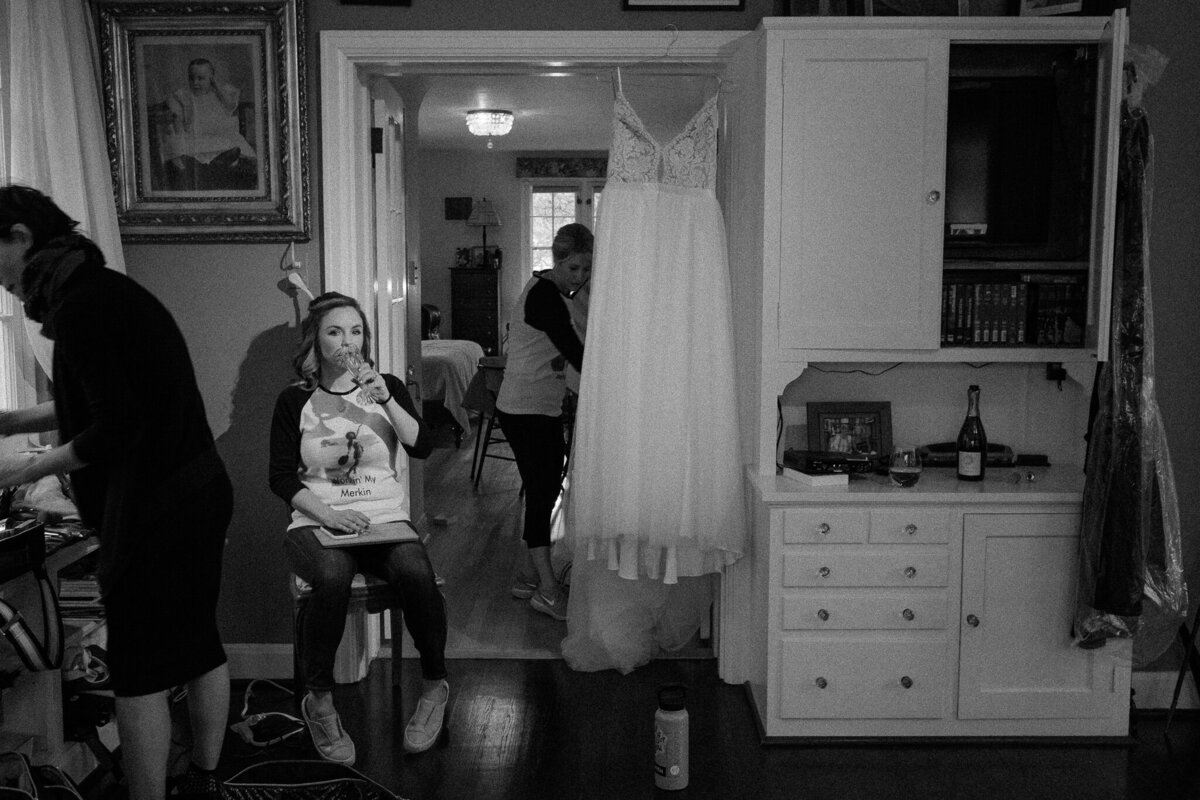 victorian house indoor rain wedding-4
