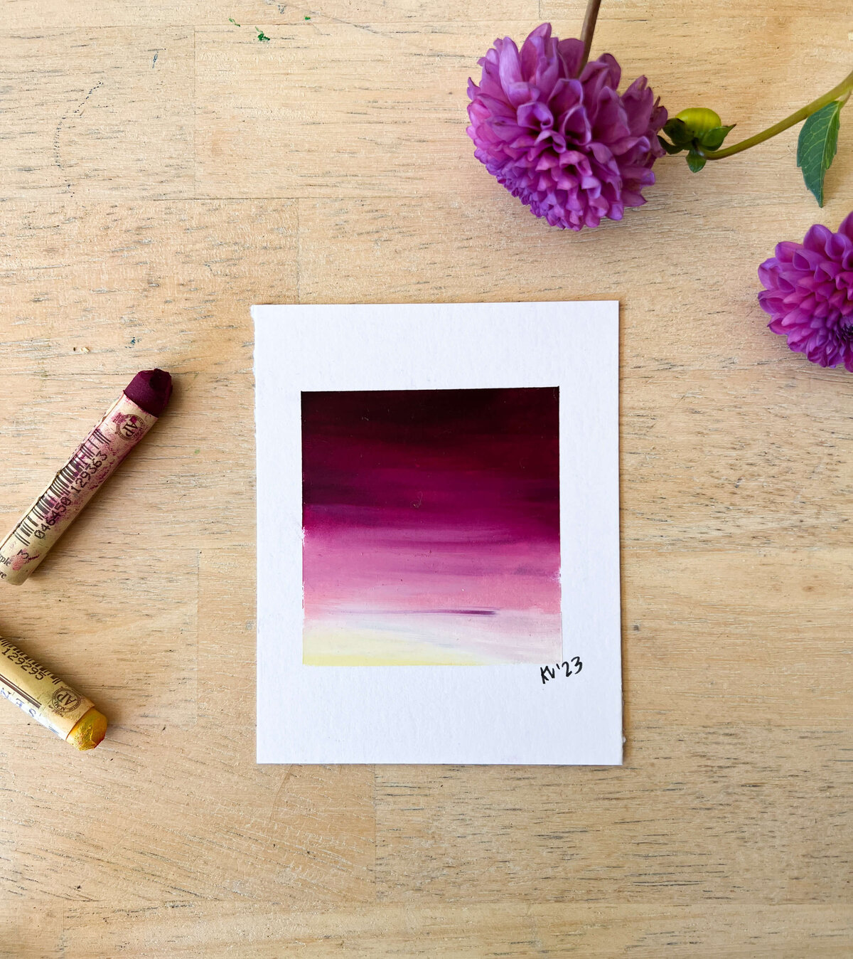 nothing can separate oil pastel mini sennelier pastels