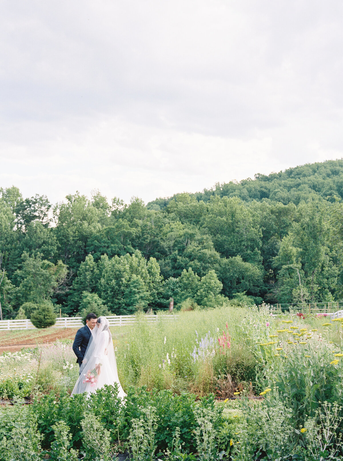 Michela Watson Photography Michela Brooke Photography Modern Garden Wedding Old World Dress Flower Farm Romantic Blue Ridge Mountains Natural Organic Timeless-40