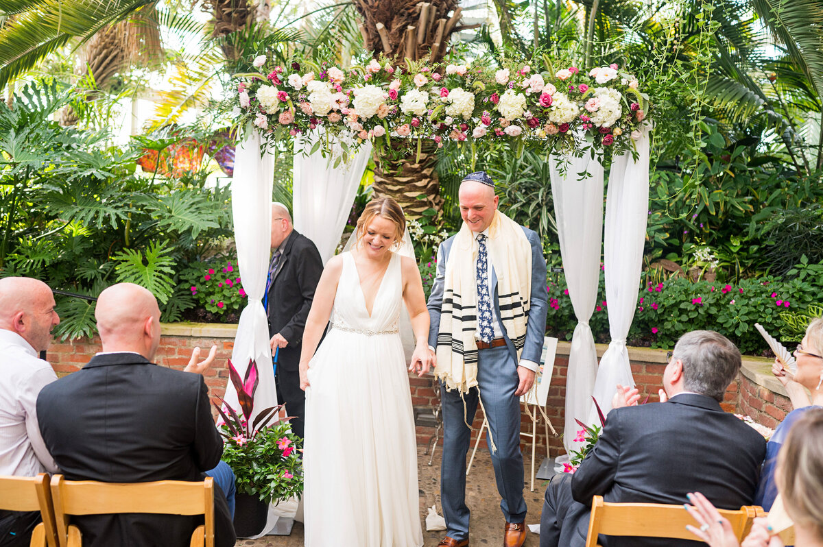 small wedding ceremony phipps conservatory jewish