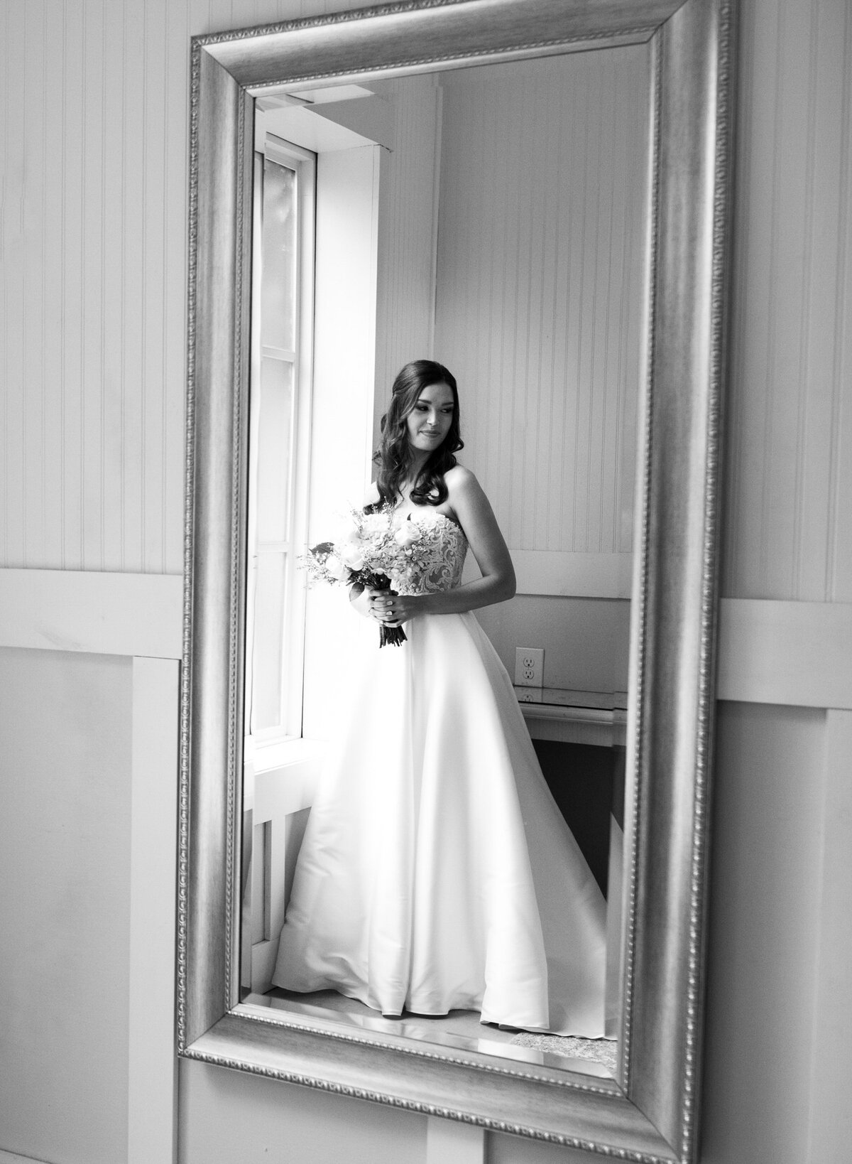 atlanta-bridal-portrait-in-mirror-white-interior-editorial