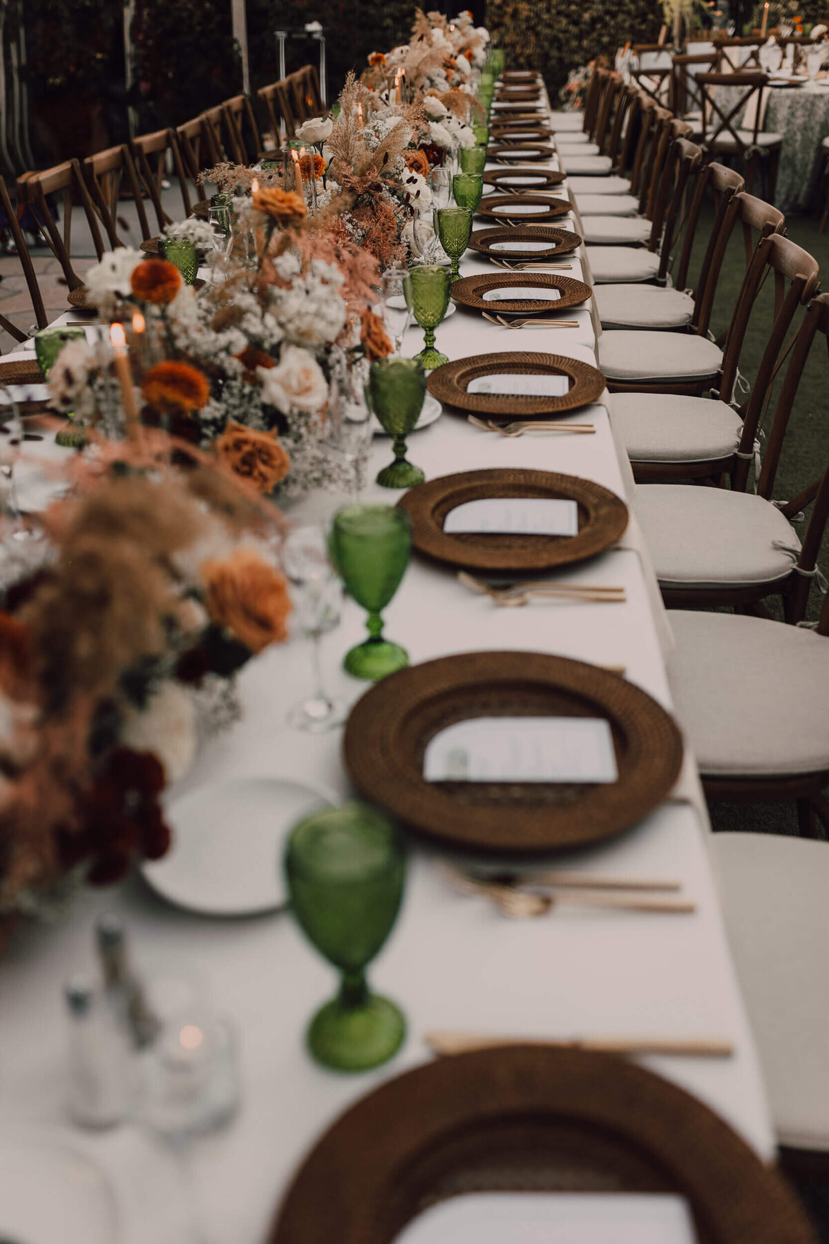 outdoor wedding reception decor arizona 3