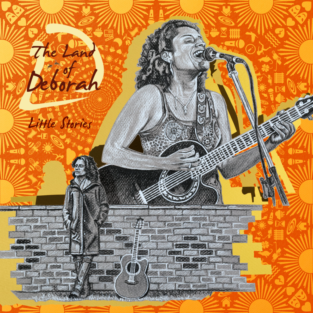 2017-04-07 Land of Deborah Album Cover - DRAWING ON TOP - Final