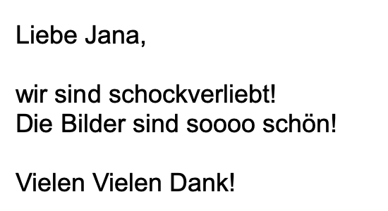 Jana Sauer Weddings Rezension