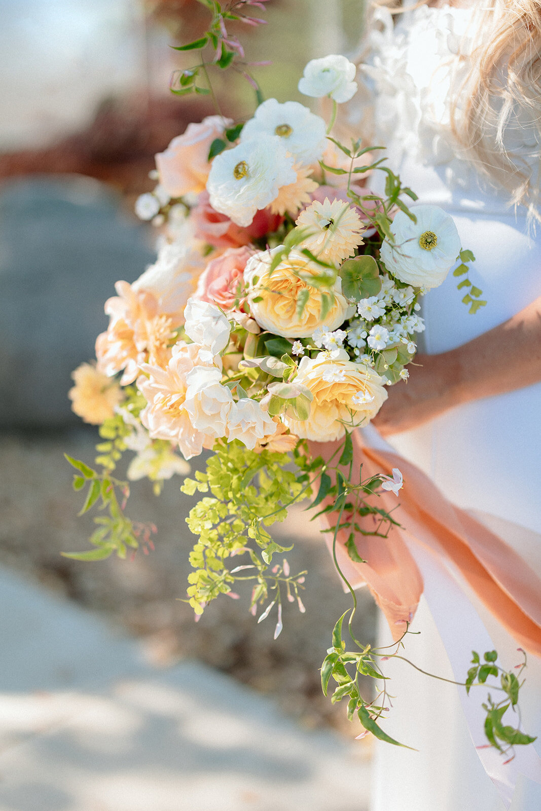 Bridal bouquet detail | Bella Fleur
