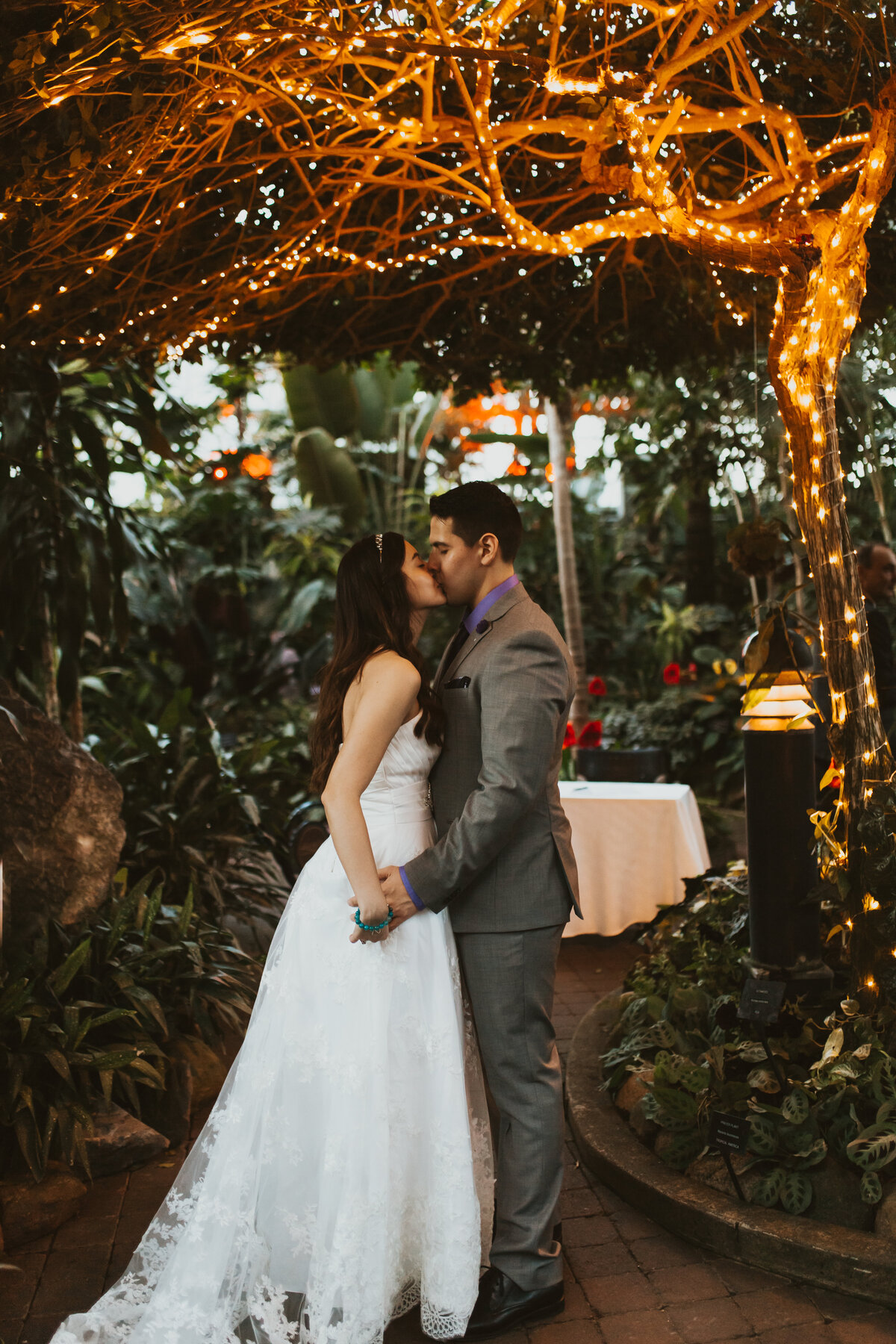 Edmonton wedding at Muttart Conservatory