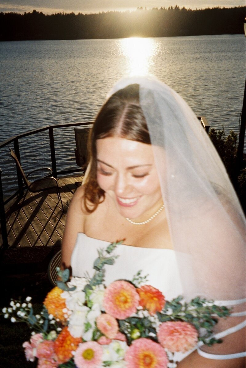 Joyful bridal portrait captured by Puerto Rico wedding photographer

