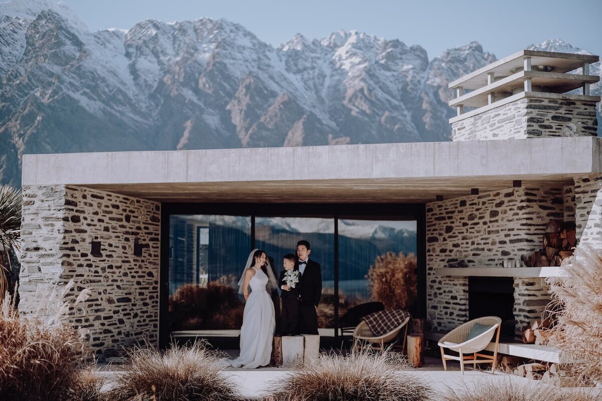 Intimate Mountain Wedding, Jacks Retreat, Queenstown.