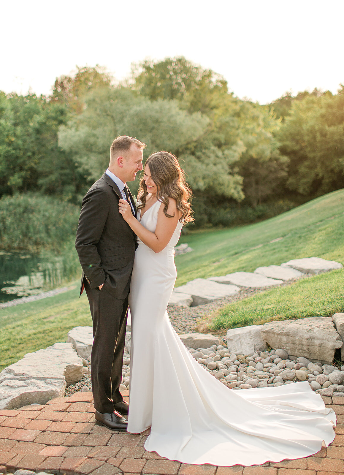 GTA Ont Canada Bride and groom Deer Creek