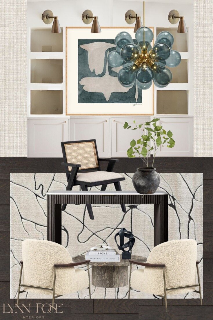 modern organic office visual room design