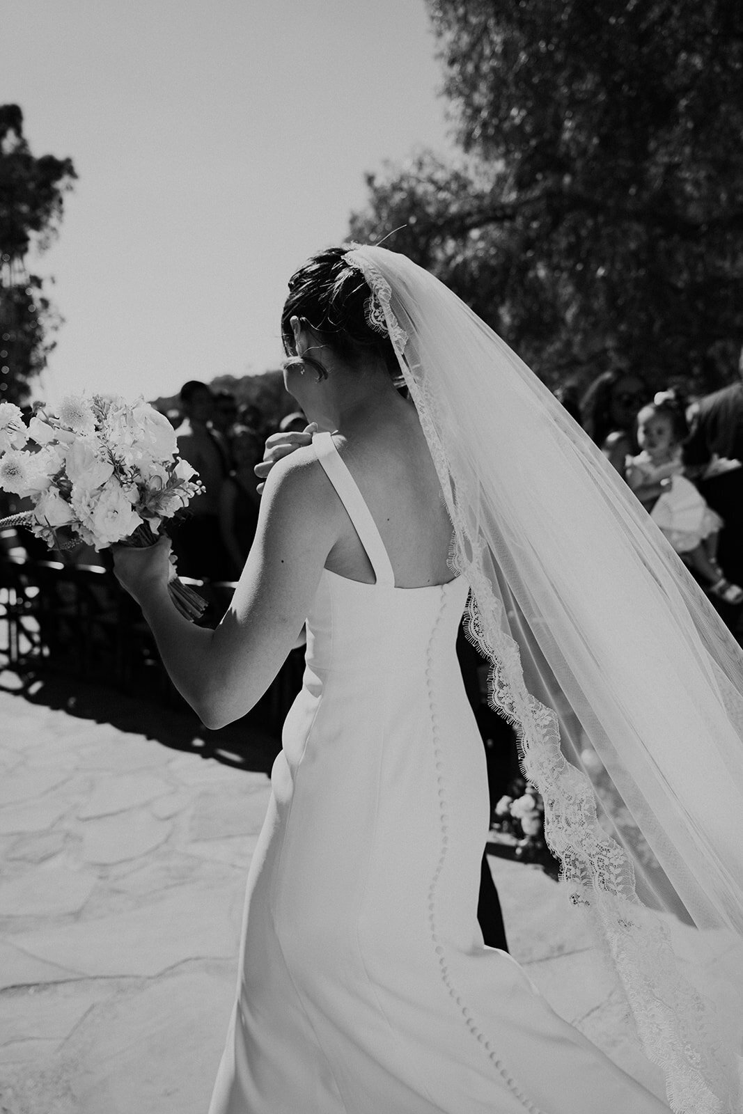 bride-and-groom-walk-leo-carrillo-ranch