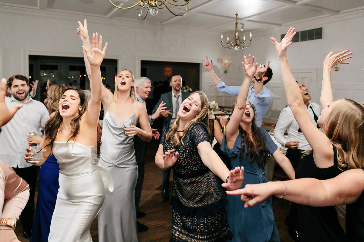 Wedding reception dance floor bride Mattie's Austin