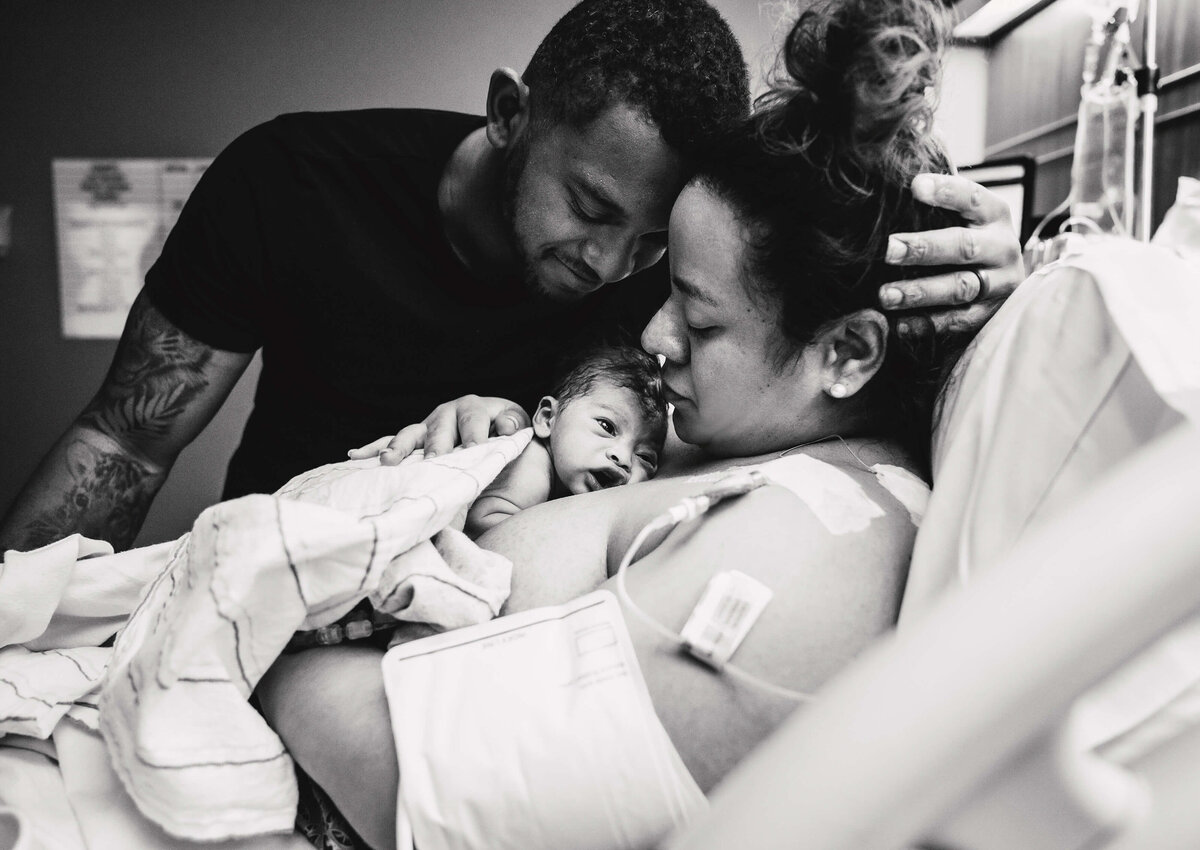 couple-celebrating-birth-of-their-son