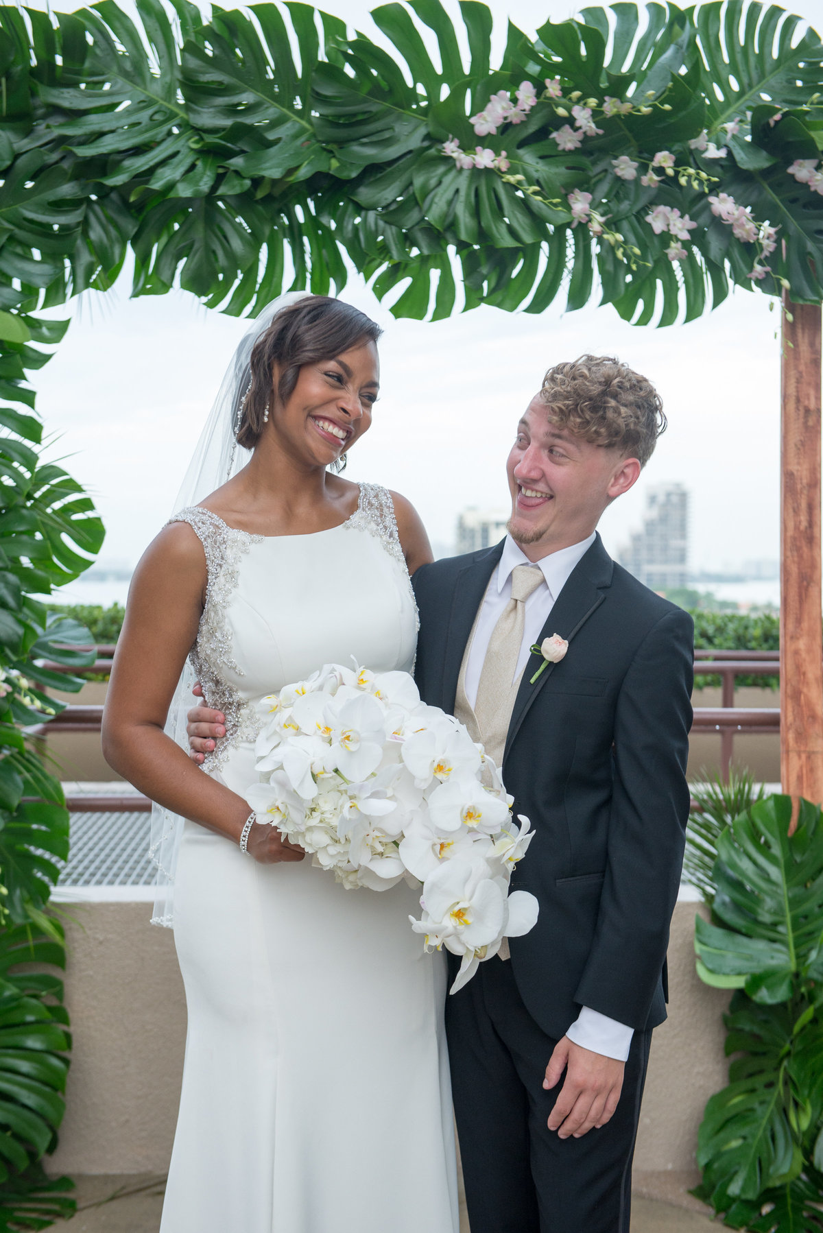 NFL Miami Dolphins Brandon Radcliff ShaKyra Radcliff Briza on the Bay Wedding Andrea Arostegui Photography-160