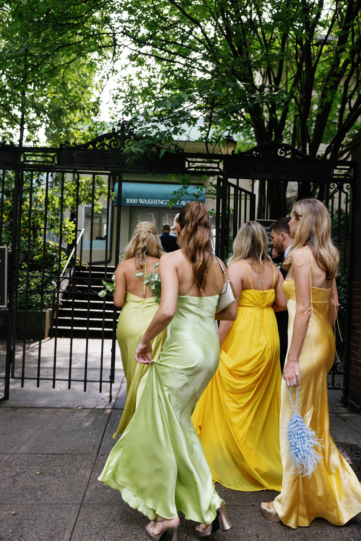 floor-length-bridesmaid-gowns-colorful-solid-color-sarah-brehant-events