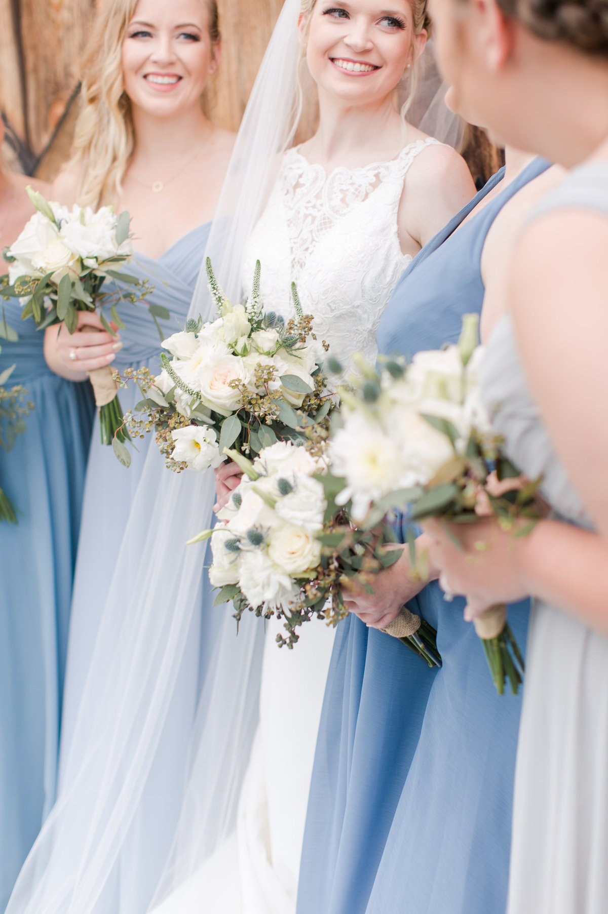 Shades of Blue Rustic Barn Virginia Wedding-204