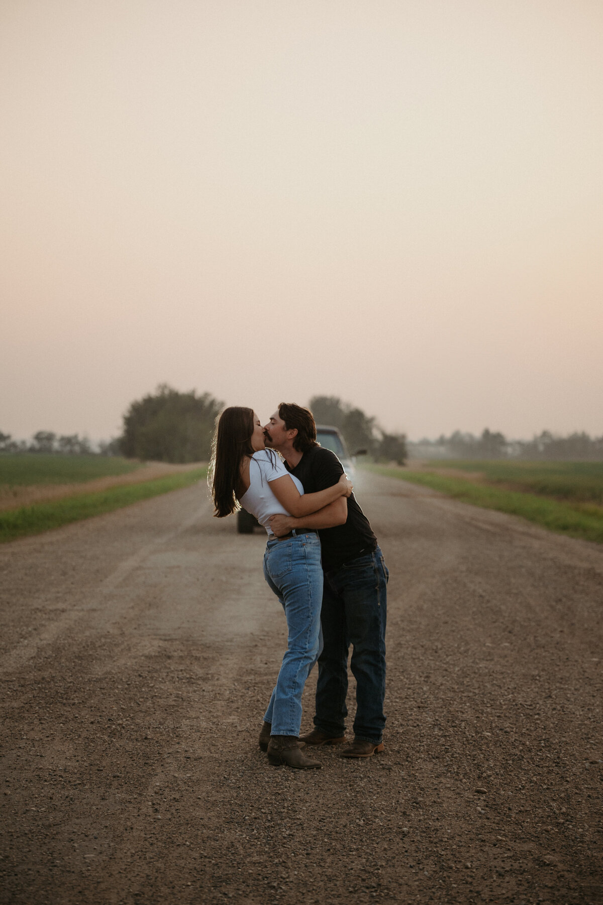 Country couples photograph taken by Edmonton Alberta photographer