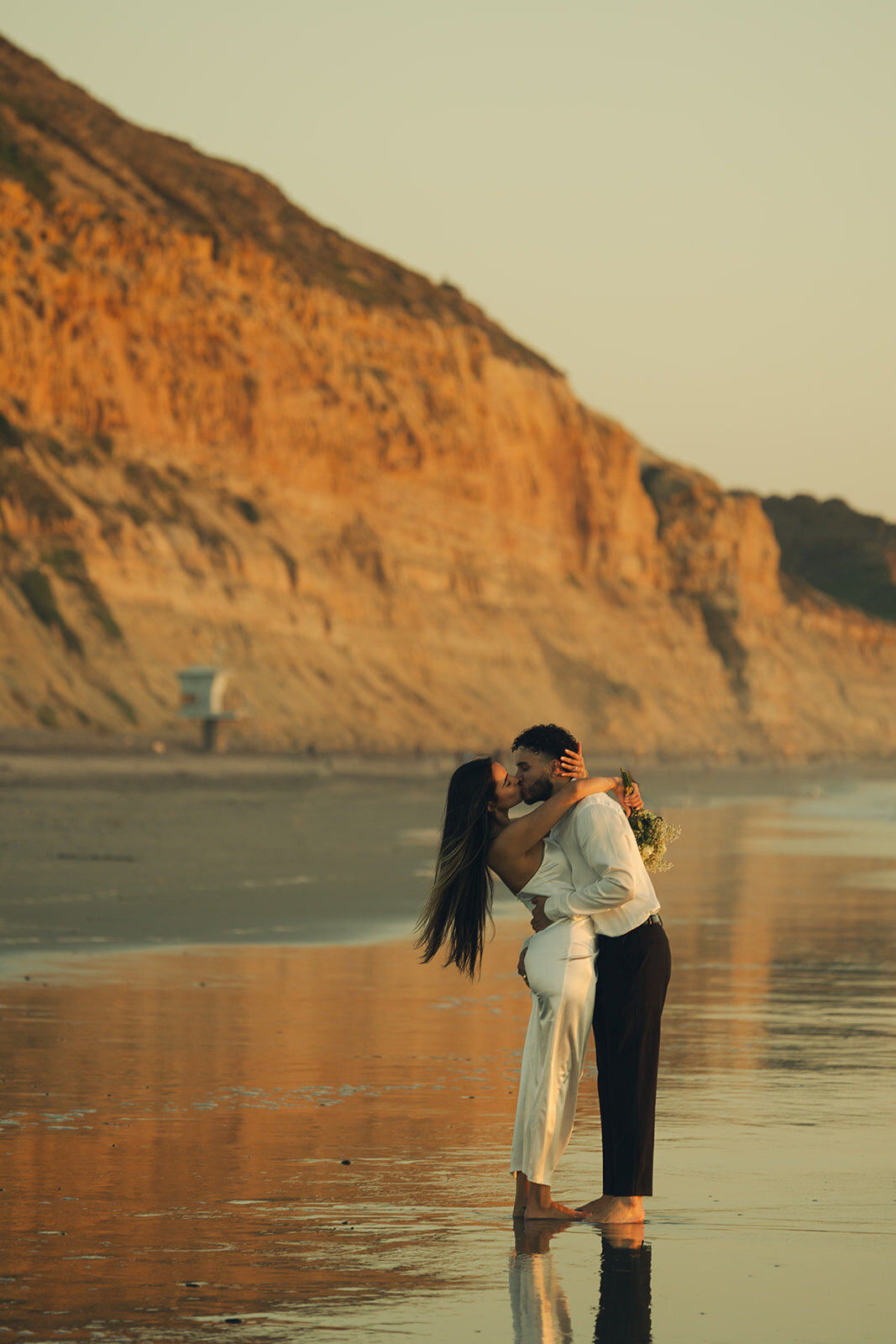 California San Diego Beach Elopement Pictures Photographer 3199