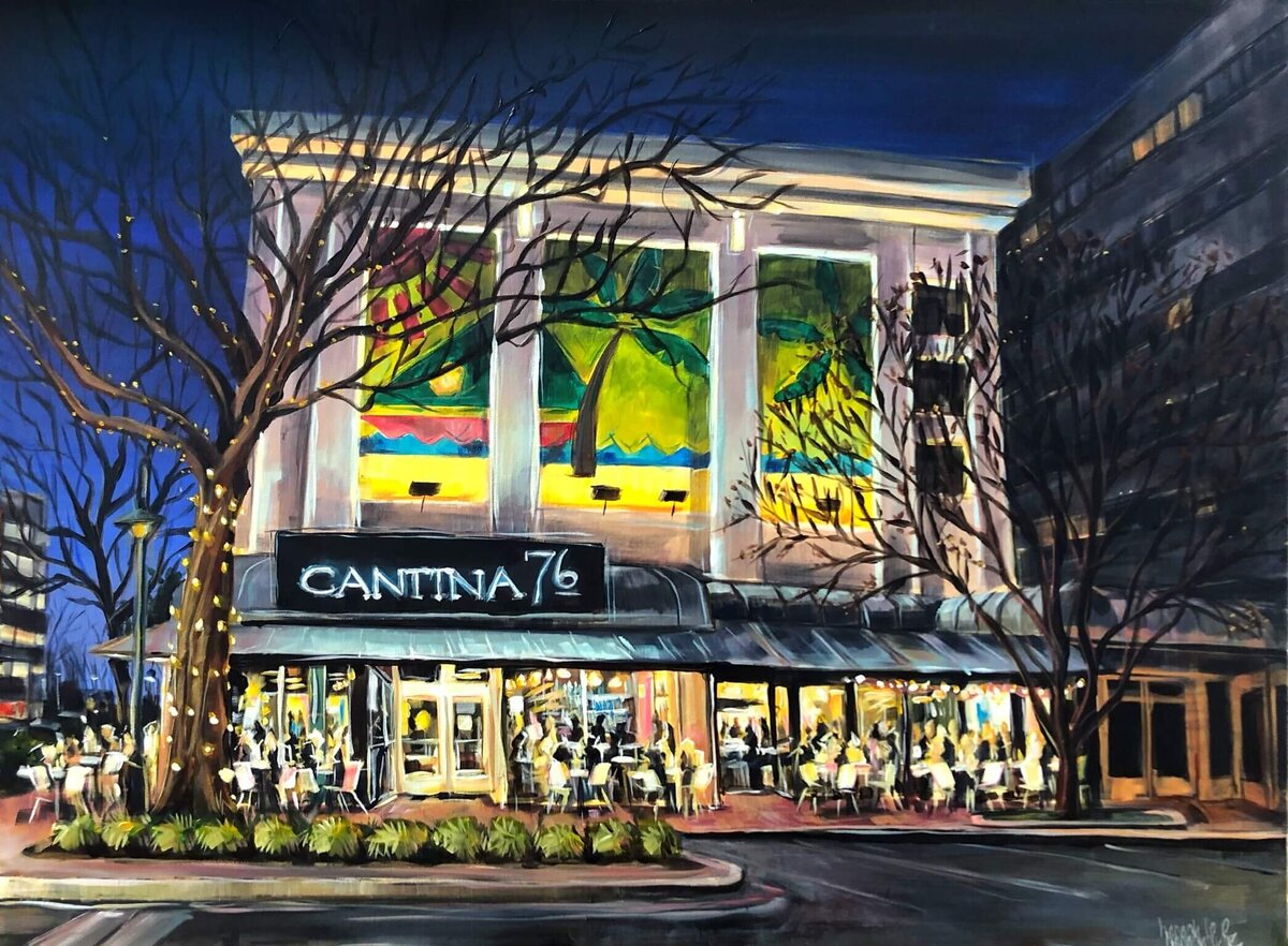 Live Event Painting - Corporate Event at Cantina 76 - AIken, South Carolina